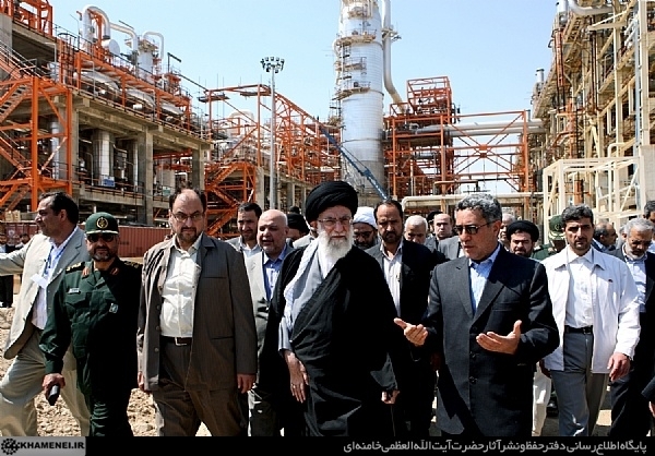 Ali Khamenei's visit to one of KAA’s oil projects