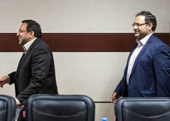 Hamidreza Moghaddamfar (left) and Seyyed Nezamoldin Mousavi (right) - Photo: Ahmad Pirouz, Farsnews