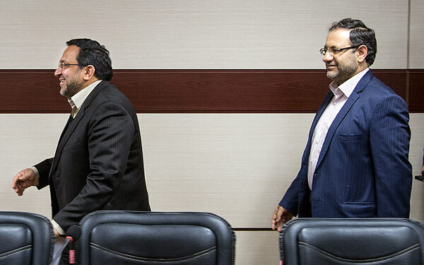 Hamidreza Moghaddamfar (left) and Seyyed Nezamoldin Mousavi (right) - Photo: Ahmad Pirouz, Farsnews